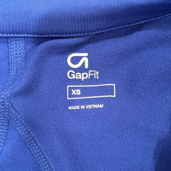 Gap Fit Woman’s Blue Athletic Quarter Zip Size Extra Small - Picture 7 of 8